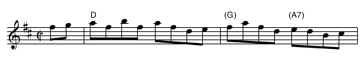 Smith's Reel #2 - staff notation