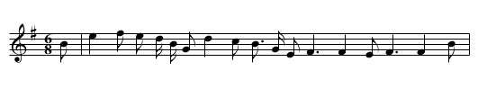 Smithy Hill - staff notation