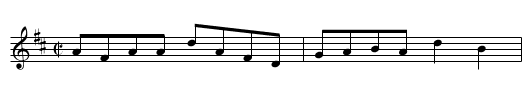 Smokey Hornpipe - staff notation