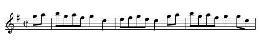 Smoky Row - staff notation