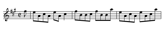 Smolanach - staff notation
