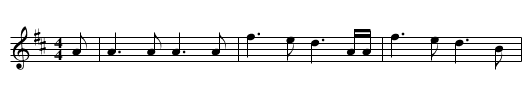 Snow Drop Ann - staff notation