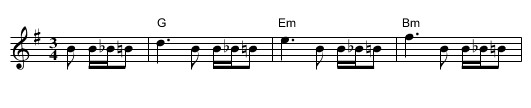 Snow in the Air - staff notation