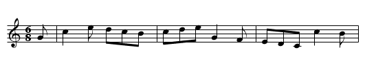 Snowdon - staff notation