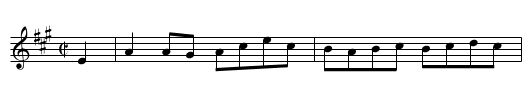Snowflake Hornpipe - staff notation