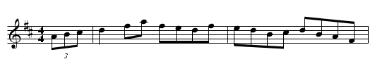 Snowflake, The - staff notation