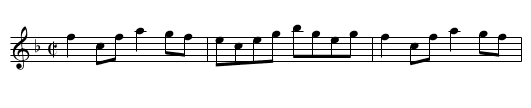 Snowshoer's Reel [1] - staff notation