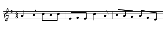 Snug in the Blanket - staff notation