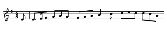 Snug little girl from Bansah, The - staff notation