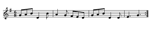 So merrily Danced the Quakers. Ru2.108 - staff notation