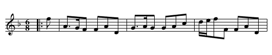Sodger Laddie - staff notation