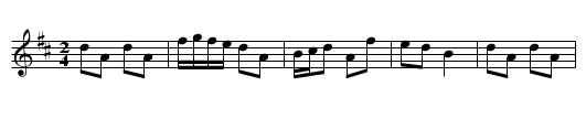 Soggy Path, The - staff notation
