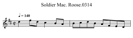Soldier Mac. Roose.0314 - staff notation