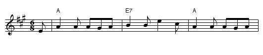 Soldiers Dance - staff notation