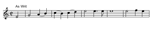 Soldier's Dream. RH.496, The - staff notation