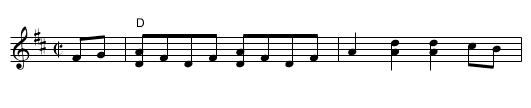 Soldier's Joy, the  - staff notation