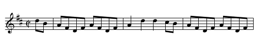 Soldier's Joy - staff notation