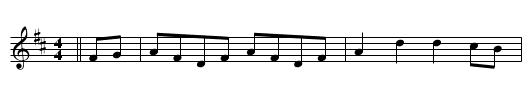 Soldier's Joy - staff notation