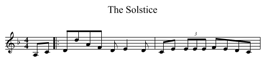 Solstice, The - staff notation
