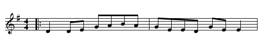 Some Say the Devil's Dead - staff notation