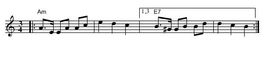 Someron Masurkka - staff notation