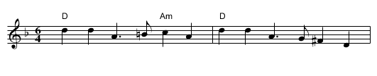 Somogy karik&aacute;z&oacute; - staff notation