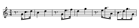 Sonata 6 - staff notation