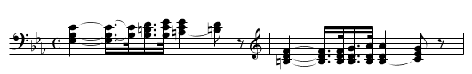 Sonata - staff notation