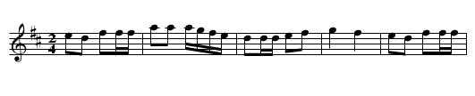 Sonderh&oslash;ning - staff notation