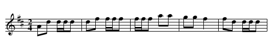 Sönderhoning - staff notation