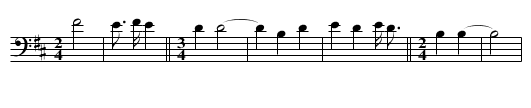 Song Concerning Sitting Crow - staff notation