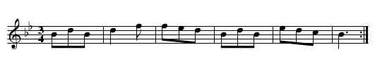 Song for Dancing - staff notation