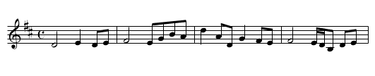 Song for Ireland - staff notation