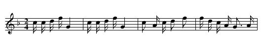 Song gege - staff notation