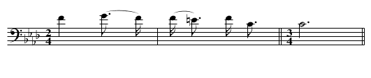 Song in Honor of Gabriel Renville (a) - staff notation