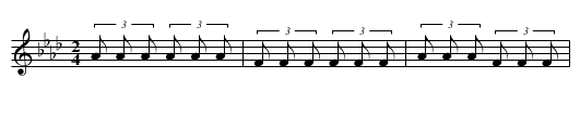 Song in Honor of Red Fish - staff notation
