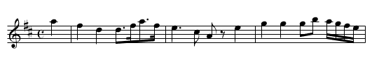 Song. JBut.617, A - staff notation