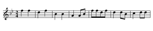 Song liwu - staff notation