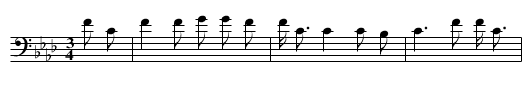Song of the Camp - staff notation