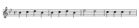 Song of the Fjords - staff notation