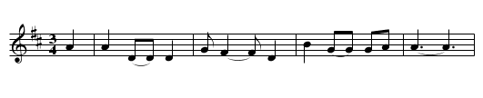 Song of the Mira - staff notation