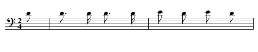 Song of the Strange Little Boy - staff notation