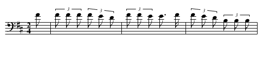 Song of the Strong Heart Society (b) - staff notation