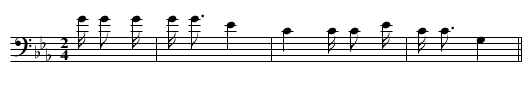 Song of the Strong Heart Society (d) - staff notation