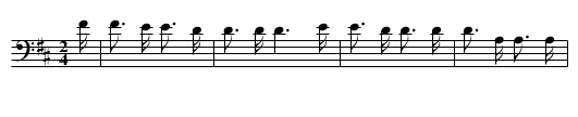 Song to Comfort a Child's Grief - staff notation