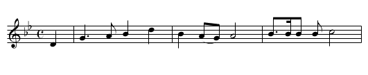 Song to virgin Mary - staff notation