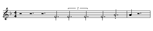 SongA from Sandy Wilber - staff notation