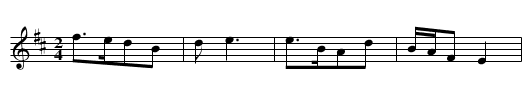 Songgege canjun - staff notation