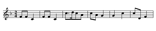 Songlang canjun - staff notation