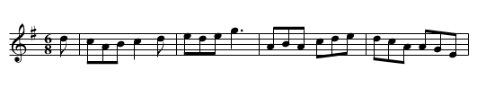Sonny Brogan's #1 - staff notation